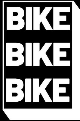 Bike Bike Bike: 6x9 (ca. A5) Tourenbuch f?r Motorradfahrer: Notiere Highlights, gefahrene Kilometer, Erlebnisse und vieles mehr (German Edition)