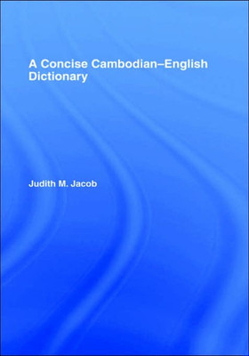 A Concise Cambodian-English Dictionary