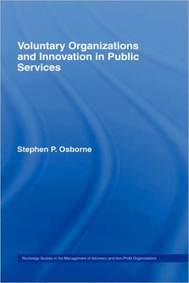 Voluntary Organizations and Innovation in Public Services