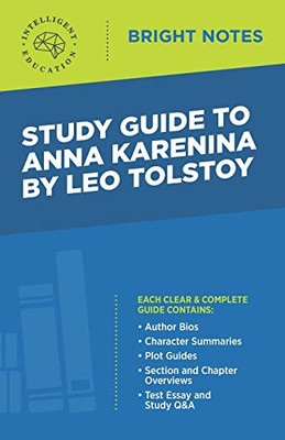 Study Guide to Anna Karenina by Leo Tolstoy (Bright Notes)