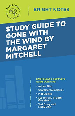 Study Guide to Gone with the Wind by Margaret Mitchell (Bright Notes)