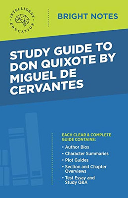 Study Guide to Don Quixote by Miguel de Cervantes (Bright Notes)
