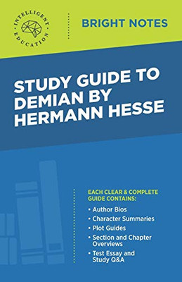 Study Guide to Demian by Hermann Hesse (Bright Notes)