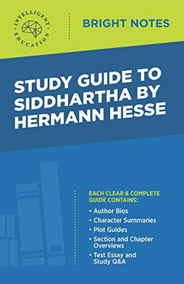 Study Guide to Siddhartha by Hermann Hesse (Bright Notes)