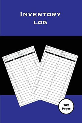 Inventory Log: Personal Home & Small Business, Record Book, Inventory Collection, Keep Track Of Details, Journal, Management Tracker, Organizer