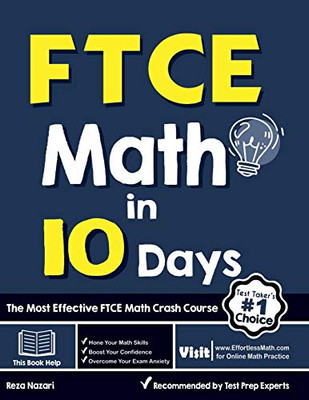 FTCE Math in 10 Days: The Most Effective FTCE Math Crash Course