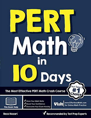 PERT Math in 10 Days: The Most Effective PERT Math Crash Course