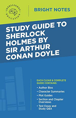 Study Guide to Sherlock Holmes by Sir Arthur Conan Doyle (Bright Notes)