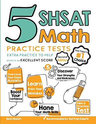 5 SHSAT Math Practice Tests: Extra Practice to Help Achieve an Excellent Score