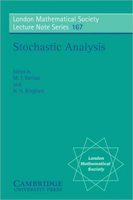 Stochastic Analysis: Proceedings of the Durham Symposium on Stochastic Analysis, 1990