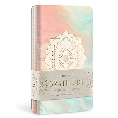 Gratitude Sewn Notebook Collection (Set of 3) (Inner World)