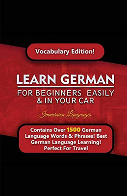 Learn German For Beginners Easily & In Your Car! Vocabulary Edition