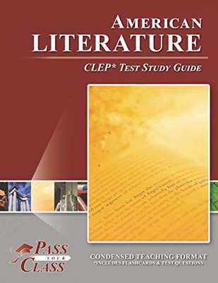 American Literature CLEP Test Study Guide - 9781614336976