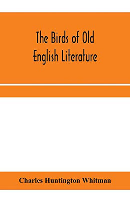 The birds of Old English literature