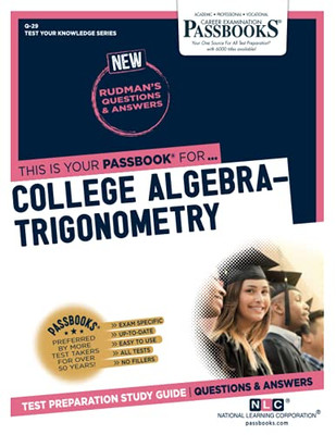 College Algebra-Trigonometry