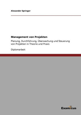 Management von Projekten: Planung, Durchführung, Überwachung und Steuerung von Projekten in Theorie und Praxis