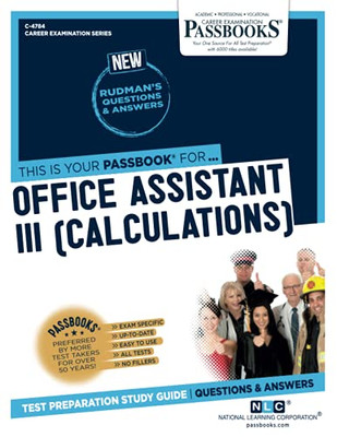 Office Assistant III (Calculations)