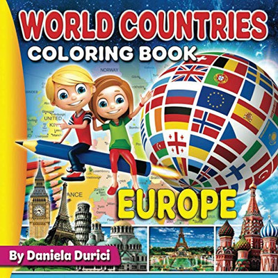 World Countries : Coloring Book Europe