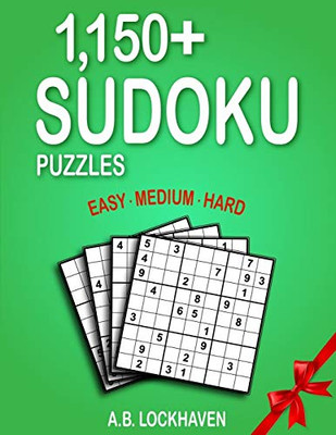 1,150+ Sudoku Puzzles : Easy, Medium, Hard