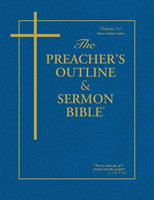 Preacher's Outline & Sermon Bible: Master Subject Index