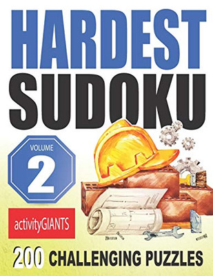 Hard Sudoku Puzzles Volume 2 200 Challenging Puzzles Activity Giants