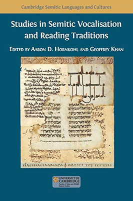 Studies in Semitic Vocalisation and Reading Traditions - 9781783749355