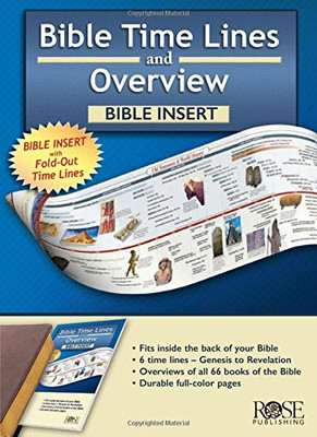 Bible Time Lines and Overview Bible Insert (Ultra-Slim Bible Tools)