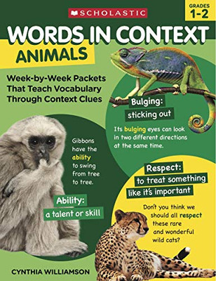 Words in Context: Animals: Week-by-Week Packets That Teach Vocabulary Through Context Clues