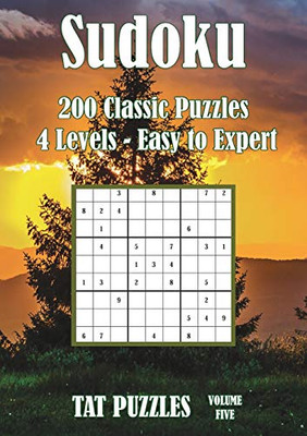 Sudoku : 200 Classic Puzzles - 4 Levels - Easy to Expert - 9781925332483