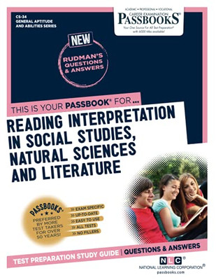 Reading Interpretation In Social Studies, Natural Sciences and Literature