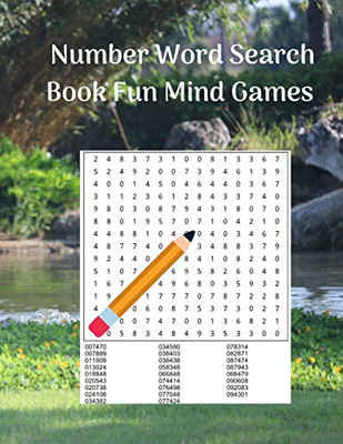 Number Word Search Book Fun Mind Games : 100 Exciting Number Puzzles for Adults
