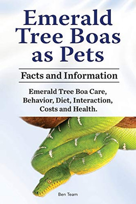 Emerald Tree Boas as Pets. Facts and Information. Emerald Tree Boa Care, Behavior, Diet, Interaction, Costs and Health.
