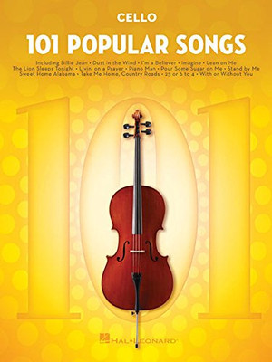 101 Popular Songs: for Cello (101 Songs)