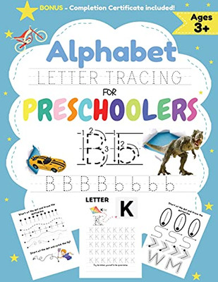 Alphabet Letter Tracing for Preschoolers : A Workbook For Boys to Practice Pen Control, Line Tracing, Shapes the Alphabet and More! (ABC Activity Book) 8.5 X 11 Inch - 9781922515179