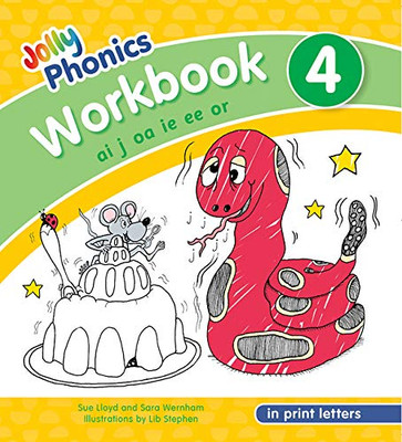 Jolly Phonics Workbook 4 : In Print Letters (American English Edition)