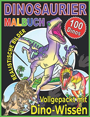 Dinosaurier Malbuch : Eine Sammlung Prähistorischer Ausmalbilder Für Kinder