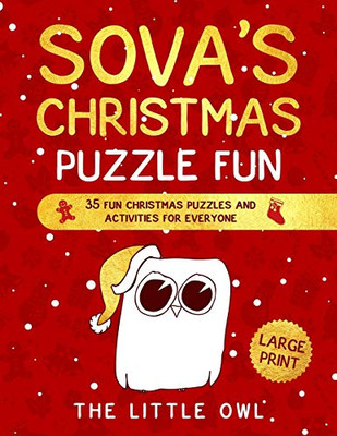 Sova's Christmas Puzzle Fun: 35 Fun Christmas Puzzles and Activities for Everyone