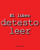 El Libro Detesto Leer