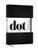 Dot Journal (Black): A dotted, blank journal for list-making, journaling, goal-setting: 256 pages with elastic closure and ribbon marker