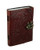 Fantasy Gifts Wolves with Tree of Life Embossed Leather Journal, 5 x 7 inches, Multicolor