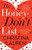 The Honey-Don't List