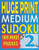 Huge Print Medium Sudoku 2: 100 Medium Level Sudoku Puzzles With 2 Puzzles Per Page. 8.5 X 11 Inch Book (Large Print Medium Sudoku)