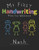 My First Handwriting Practice Workbook Nash: 8.5X11 Composition Writing Paper Notebook For Kids In Kindergarten Primary School I Dashed Midline I For Pre-K, K-1,K-2,K-3 I Back To School Gift