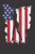 Notebook: Vintage 4Th Of July Usa Flag Golf Girl Woman Dot Grid Dotted 6X9 120 Pages