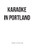 Karaoke In Portland