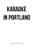 Karaoke In Portland