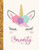 Serenity: Serenity Unicorn Personalized Black Paper SketchBook for Girls and Kids to Drawing and Sketching Doodle Taking Note Marble Size 8.5 x 11