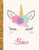 Bessie: Bessie Unicorn Personalized Black Paper SketchBook for Girls and Kids to Drawing and Sketching Doodle Taking Note Marble Size 8.5 x 11