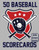 50 Baseball Scorecards With Lineup Cards: 50 Scorecards For Baseball Games