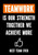 Teamwork is Our Strenght - Together We Achieve More - Best Team Ever: Teamwork Awards | Appreciation Gifts for Employees | Teamwork Gifts | Work Team ... - Office (Employee Appreciation Gifts)